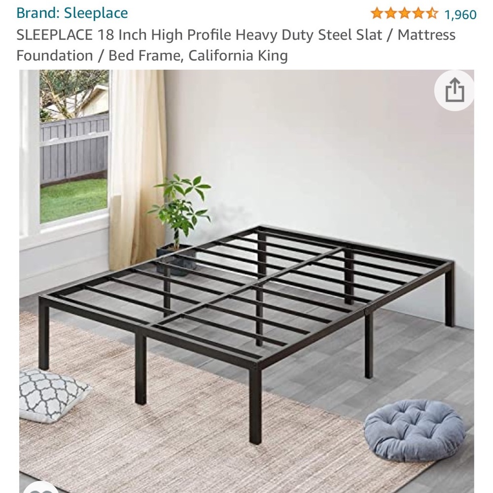 California King Frame and Box spring